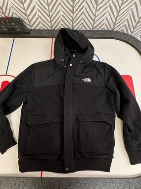 The North Face Men's Rivington Full-Zip and Snap Jacket/Hoody in Black  XL